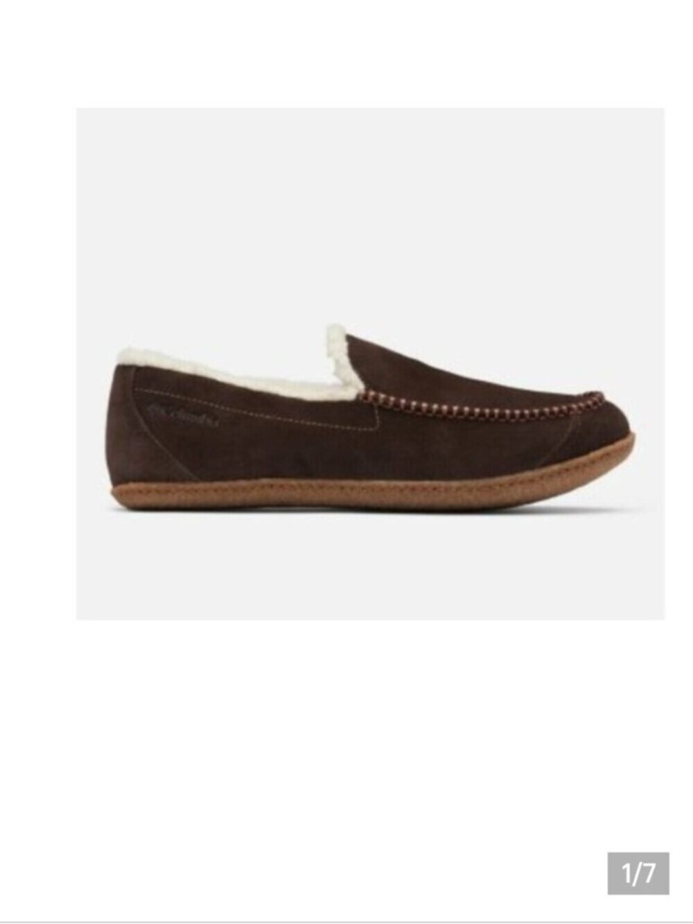 Columbia Fairhaven Brown Suede  Slipper Size  11 Mens